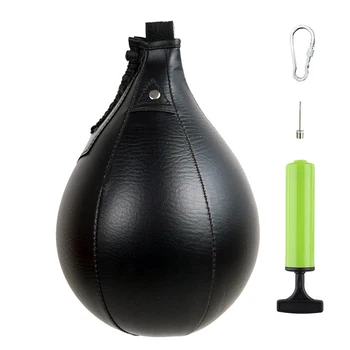 Punching Ball, Oppustelige Boksning PU Pære Muay Thai Punch Drejelig Punch Bag Stansning Motion Speed Bag Punch Fitness Bold Træning 4