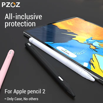 PZOZ For Apple Blyant 2 Tilfælde iPad Pro 2018 penalhus Tablet Touch Stylus Pen Beskyttende Dække Pose Bærbare blødt silikone Case 1