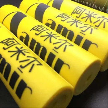 På 0,45-0,7 mm tykkelse slangebøsse rubber band tube gul naturlig latex fladskærms elastik slangebøsse katapult 2019 1