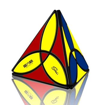 QiYi Mofangge Kløver Pyramide Magic Cube Nyeste Kløver magic cube mærkelige form magic cube toy børn gave 3