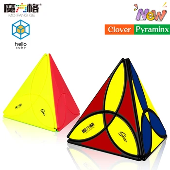 QiYi Mofangge Kløver Pyramide Magic Cube Nyeste Kløver magic cube mærkelige form magic cube toy børn gave 5