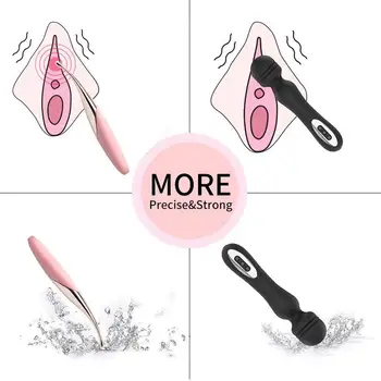 RABBITOW Klitoris Vibrator G Spot Brystvorten Anal Stimulator for Kvindelige Vandtæt Silikone Wand Massager Voksen Sex Legetøj 1