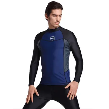 Rashguard Mænd Kompression Badetøj Svømme Shirts UV-langærmet Badedragt Tshirt Windsurf Rash Guard Man Surfe Svømning, Dykning Passer til