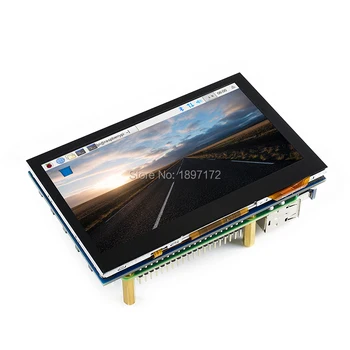 Raspberry Pi 4.3 tommer IPS LCD-800x480 USB-Kapacitiv Touch screen for Raspberry Pi 4B 3B+ 2B+ 4,3 tommer LCD-Multi mini-PC 0