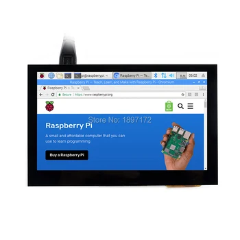 Raspberry Pi 4.3 tommer IPS LCD-800x480 USB-Kapacitiv Touch screen for Raspberry Pi 4B 3B+ 2B+ 4,3 tommer LCD-Multi mini-PC 3