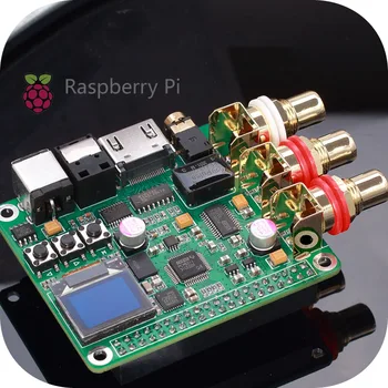 Raspberry Pi DAC-Lyd Dekoder yrelsen HIFI Udvidelse Moudle Understøtter Coax, Fiber I2S UD For Raspberry Pi 3B 3B+ 4B T0522 3