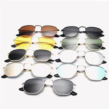 RBRARE 2021 Metal-Pladsen Polariserede Solbriller Kvinder Classic Spejl solbriller Street Beat Shopping Vintage Oculos De Sol Gafas 3