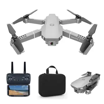 RC drone E68 pro 2,4 G Selfie WIFI FPV Med 4K HD-Kamera Sammenklappelig RC Quadcopter RTF Quadcopter højde for at opretholde drone Legetøj, Barn 0