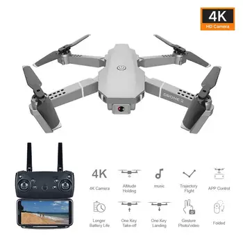 RC drone E68 pro 2,4 G Selfie WIFI FPV Med 4K HD-Kamera Sammenklappelig RC Quadcopter RTF Quadcopter højde for at opretholde drone Legetøj, Barn 1