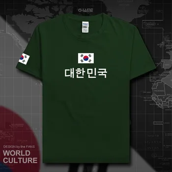 Republikken Korea Syd t-shirt mand KOR 2017 jersey t-shirts nation team bomuld møde-fans streetwear trænings-og koreanske flag 4158
