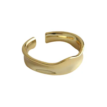 Resizable Guld Ring I 925 Sterling Sølv Ringe Vintage Part Ringe Bague Homme Sølv 925 Fine Smykker Gave Til En Ven 3