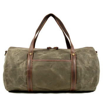 Retro folde rejsetaske, bærbar med stor kapacitet trænings-og vandtæt pose med stor kapacitet fritid udendørs skulder taske 1