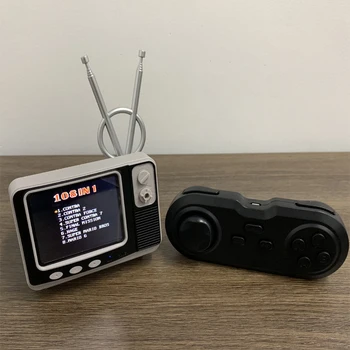 Retro Mini TV-Konsollen Håndholdte spillekonsol Video Spil til NES-Spil med 2 Trådløse Controllere 108 Forskellige Spil AV Out 1