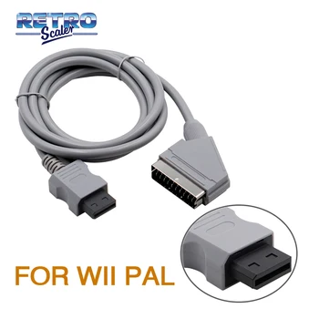 RetroScaler 1,8 m RGB Scart Video, HD-TV og AV Ledning Kabel til WII NTSC/PAL Spil Konsol 0