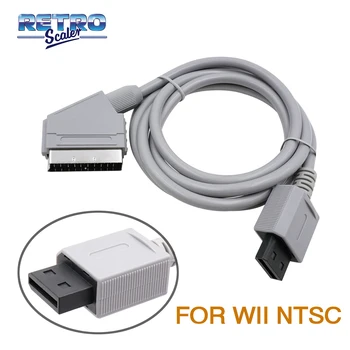RetroScaler 1,8 m RGB Scart Video, HD-TV og AV Ledning Kabel til WII NTSC/PAL Spil Konsol 1