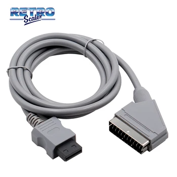RetroScaler 1,8 m RGB Scart Video, HD-TV og AV Ledning Kabel til WII NTSC/PAL Spil Konsol 2