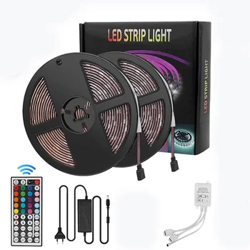 RGB 5050 Led Strip Light UseLiving Værelse Dekoration Jul Vandtæt IP65 Bånd, Tape Lysere 60leds/M DC12V 1
