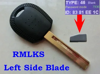 RMLKS Transponder Nøgle Fob Med Chip ID46 PCF7936 For KIA Amanti SW Picanto Sorento Blanke Blade Uncut Blade 3