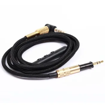 RNX K450 hovedtelefon kabel udskiftning Hifi Audio kabel til AKG K451 K480 Q460 Hovedtelefoner Snore med Mic Volume til iPhone og Android