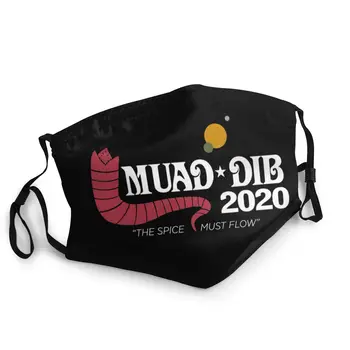 Rock And Roll Klit Paul Atreides Muad-dib 2020 3D-Print Genanvendelige Maske Stor Kvalitet Anti Haze 0