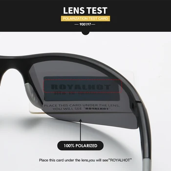 RoyalHot Mænd Kvinder Polariseret Halv Frame Sports Solbriller Vintage Solbriller Retro Briller Nuancer Oculos Mandlige 900197 3