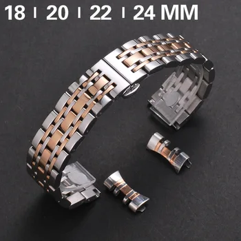 Rustfrit Stål Til Samsung Galaxy Ur Band active2 40 44mm Gear S3 46mm Band Strap Armbånd Quick Release 18mm 20mm 22mm 24mm 1