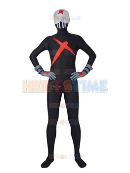Rød X Robin Superhelt Kostume Brugerdefinerede Anti-helten Kostume Hot Salg Halloween Fullbody Spandex Dragt Gratis Fragt 2