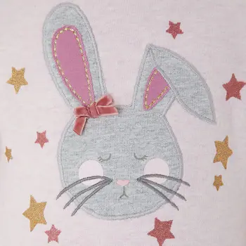 SAILEROAD Baby Piger Genert Rabbit Dress Børn Kvast Style Kjoler Børn Prinsesse Kjole Til Pige langærmet Tøj Foråret Efteråret 3