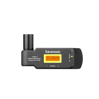 Saramonic UwMic9 TX9+RX-XLR9 Trådløs Lavalier Mikrofon med Transmitter & XLR-Batteri Greb XLR-Modtager til Kamera, Videokamera 1