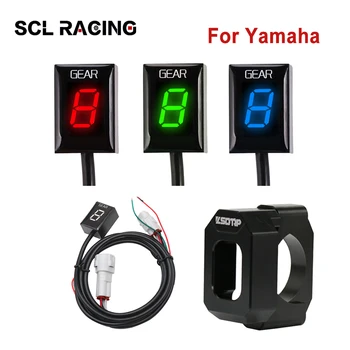 SCL-Racing Ny Motorcykel LED Gear Display Indikator For Yamaha FZ6 FZS 600 1000 MT-03 YZF R6 R1 TDM 850 900 WR250X XJ6N XV1900 2
