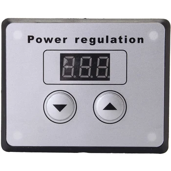 SCR-Voltage Regulator Lysdæmper 4000W 220V AC Strømforsyning, Regulator Elektrisk Motor Hastighed Controller Termostat for Små Motorer 3