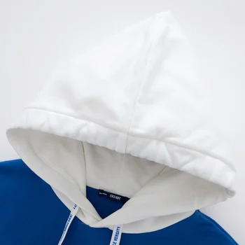 SEMIR Sweatshirt mænd foråret 2019 ny snor hætte tidevandet brev print par toppe bomuld bløde hoodies 4