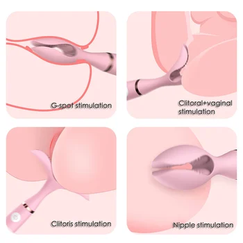 Sex Dildo Penis Ringe Vibration Klitoris Klip Vibrator Sex Legetøj til Kvinder Klitoris Stimulator Kvindelige Onanister Brystvorten Massage 2