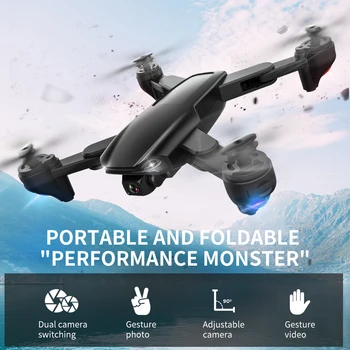 Sg701 drone Folde Højde 4k Hd luftfotografering Dual Kamera Skifte 50x Zoom Quadcopter Fjernbetjening Fly 1