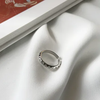 SHANICE nye 925 sterling sølv vintage gear ringe sølv personlighed Udsøgt åbne ringe til kvinder festival fine smykker 1