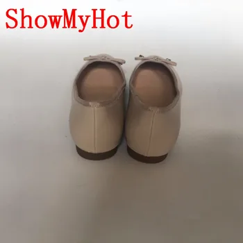 ShowMyHot Kvinder Lejligheder butterfly Slip på bowtie Flade Sko Rund Tå Tassel Sko Kvinde Loafers Shoes Mujer Ballet Loafers 2