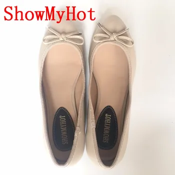 ShowMyHot Kvinder Lejligheder butterfly Slip på bowtie Flade Sko Rund Tå Tassel Sko Kvinde Loafers Shoes Mujer Ballet Loafers 5