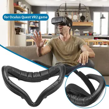 Silicone Vandtæt VR Ansigt Dække for Oculus Quest 2 VR VR Briller Facial Interface med Skum Pad Cover Udskiftning Komfort Sæt 1