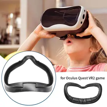 Silicone Vandtæt VR Ansigt Dække for Oculus Quest 2 VR VR Briller Facial Interface med Skum Pad Cover Udskiftning Komfort Sæt 5