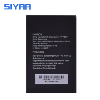 SIYAA Telefonens Batteri LI3714T42P3H765039 For ZTE Blade A3 T220 AF3 T221 A5 AF5 Udskiftning Originale Batteri med Høj Kapacitet 1400mAh 2