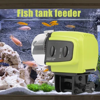 Smart Automatisk akvariefisk-Arkføderen Fisk Tank LCD Auto Fodring Dispenser