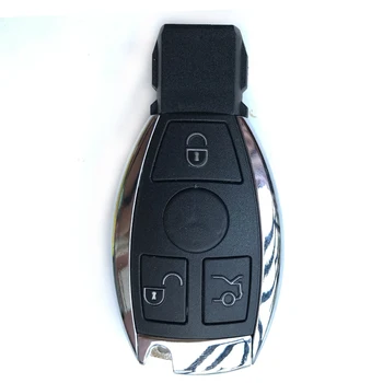 Smart key shell Fob For Mercedes W211 W222 W204 W210 W203 W221 For Benz A B C E S Klasse 3 Knapper Fjernbetjening Nøgle Case Cover 5