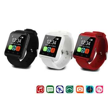 Smartwatch Bluetooth-Sport Smart Ur U8 Til Android Telefon Ur Bærbar Enhed Watch Mænd Kvinder GT08 DZ09 reloj inteligente 1