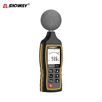 Sndway 30-130 db Digital Sound Level Meter Decibel Støj-Måler Håndholdte Industri/Kontor Støj Måling Støj-meter 8595