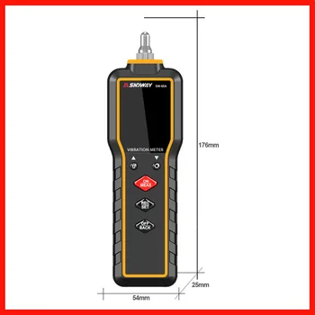 SNDWAY Vibrationer Meter Vibration Meter Digital LCD-Vibrator Vibrometer Tester Analyzer Værktøjer Bærbare SW-65A Vibrationer Meter 1
