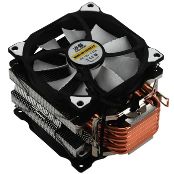 SNEMAND M-T6 4PIN CPU Cooler Master 6 Heatpipe Dobbelt Fans 12cm Ventilator LGA775 1151 115X 1366 Støtte AMD 4226