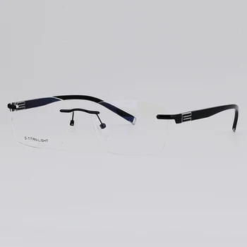 Solrig plet engros nye uindfattede briller ramme mænds briller briller udsøgt business casual briller ramme brugerdefinerede 18574