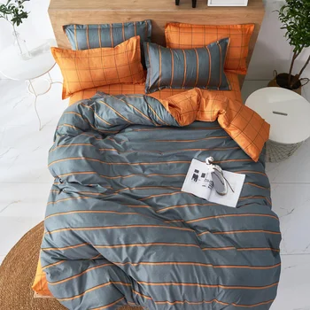 Solstice Hjem Tekstil-2021 sengetøj komfort hud åndbar aloe bomuld dynen dække pudebetræk 3/4stk 0