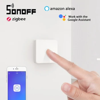 SONOFF SNZB-01 Zigbee Smart-Knappen for at Skifte Lavt Batteri Meddelelsen om eWeLink App Til ZBBridge Arbejde med Alexa, Google Startside 2