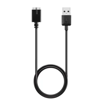 Sort 1M USB Opladning Kabel Ledning Hurtig Oplader Linje For Polar M430 GPS løbeur 0